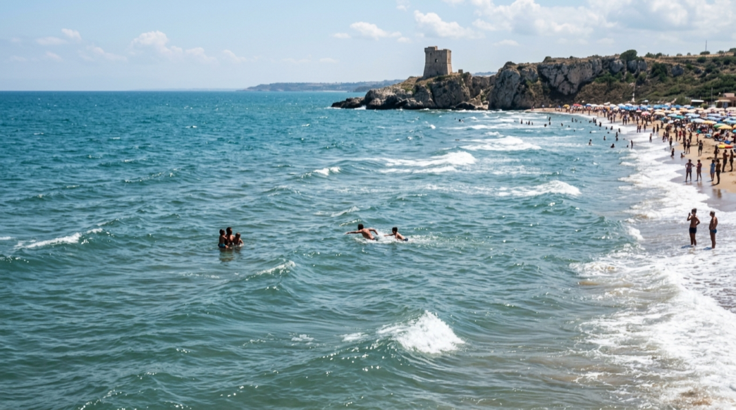 Salvataggio in mare torre Mileto AI 22072026